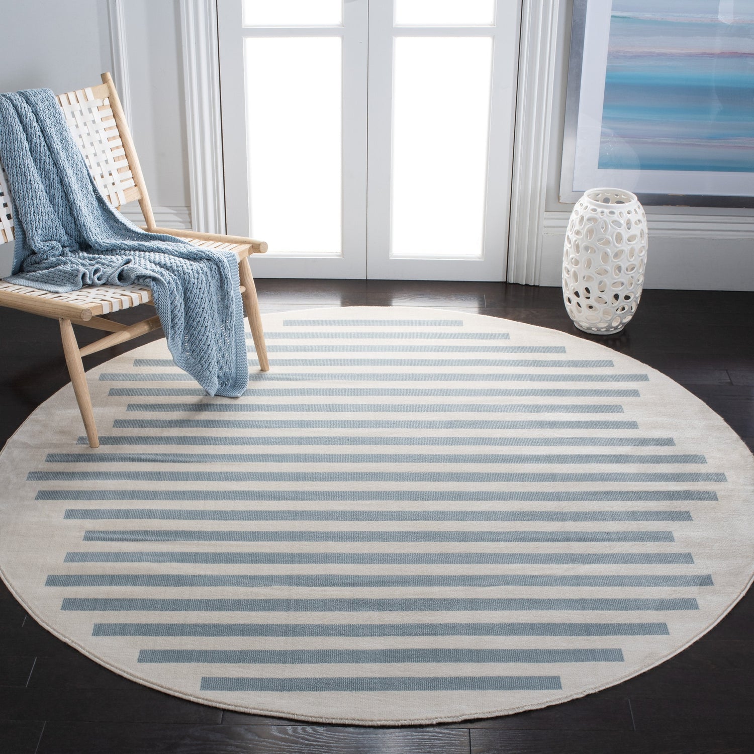 Safavieh Orwell Orw352A Ivory/Blue Rugs.