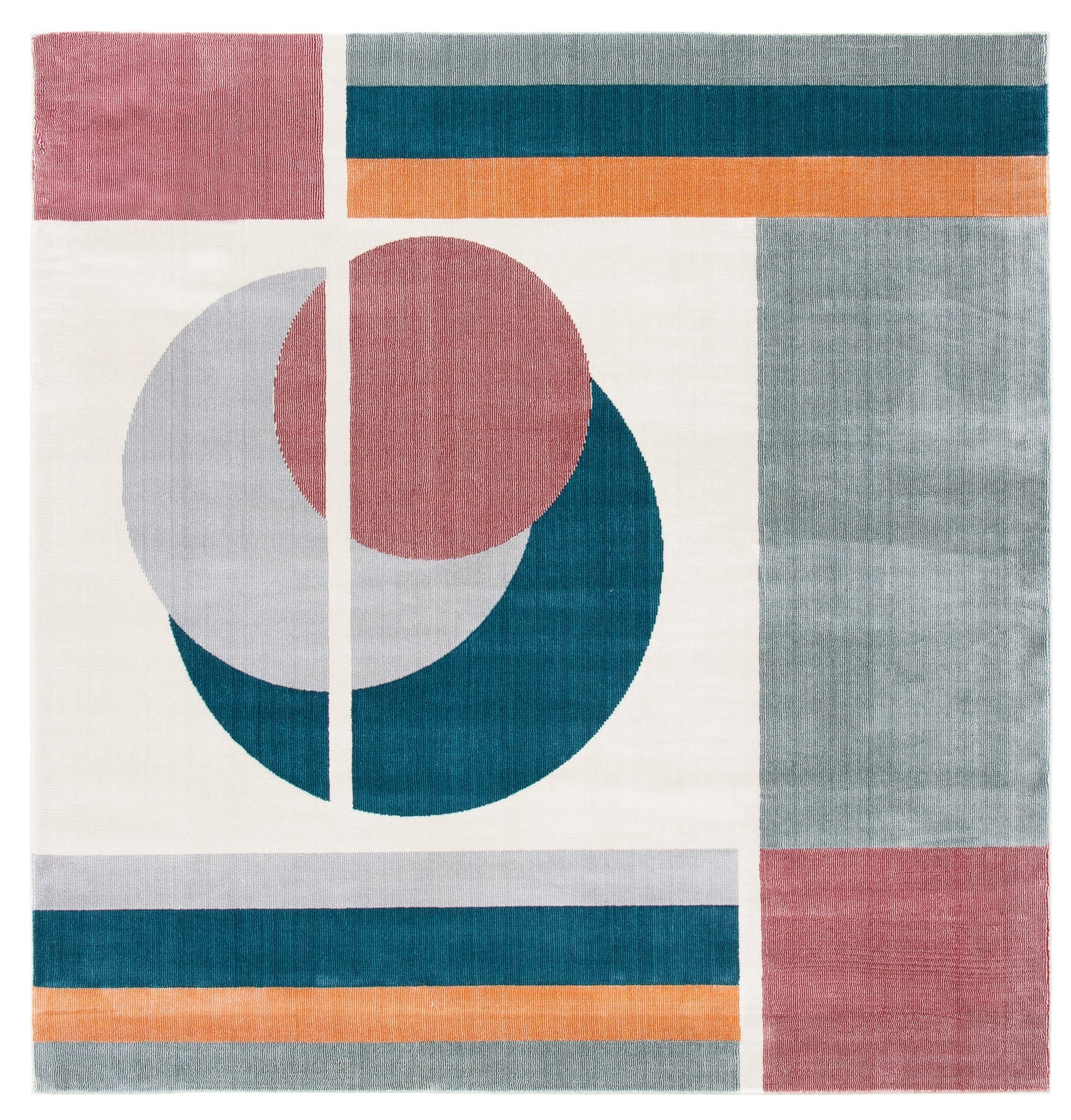 Safavieh Orwell Orw364B Beige/Dark Teal Rugs.