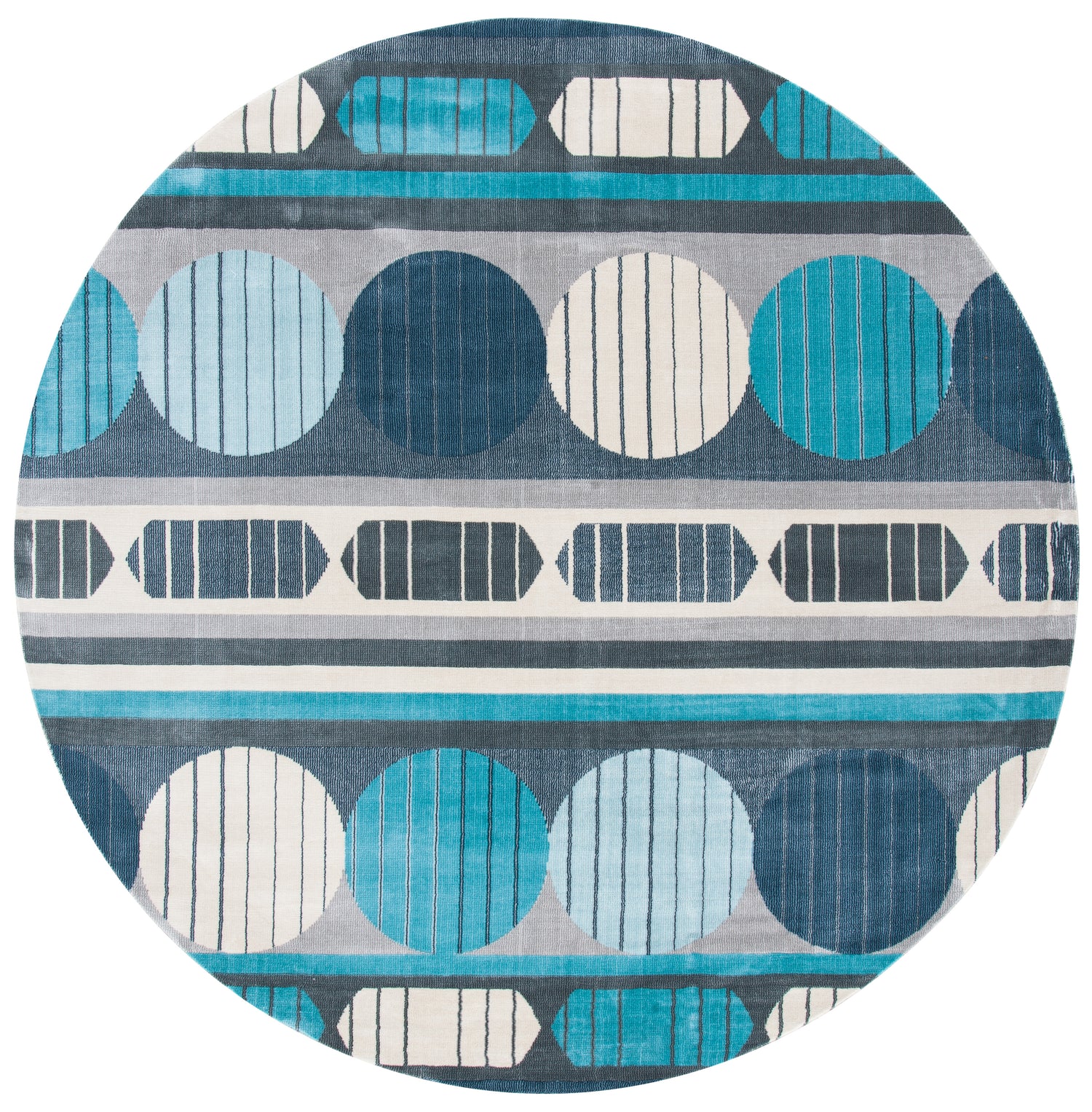 Safavieh Orwell Orw367F Grey/Aqua Rugs.
