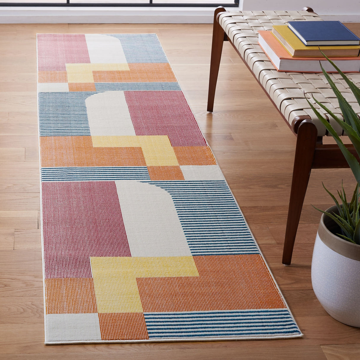 Safavieh Orwell Orw368P Rust/Yellow Rugs.