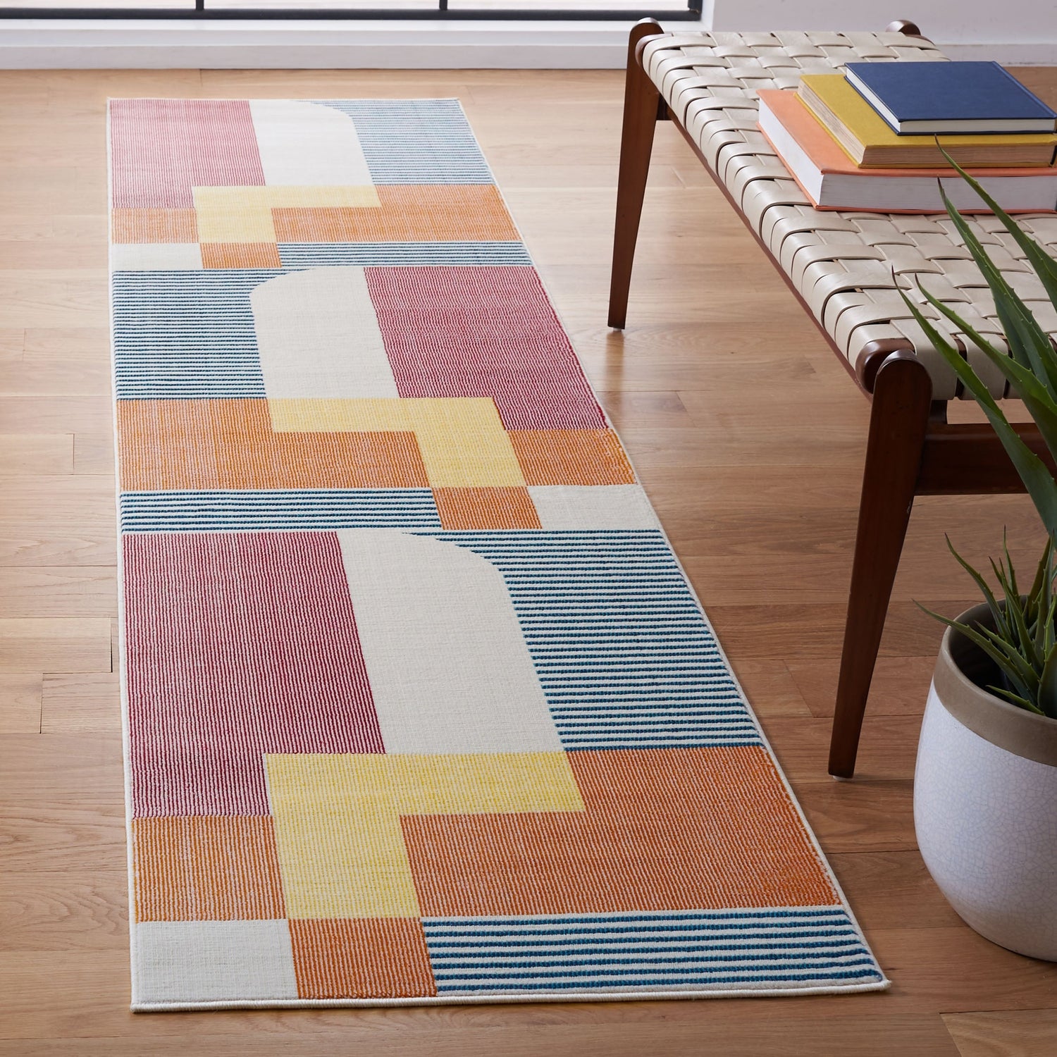 Safavieh Orwell Orw368P Rust/Yellow Rugs.