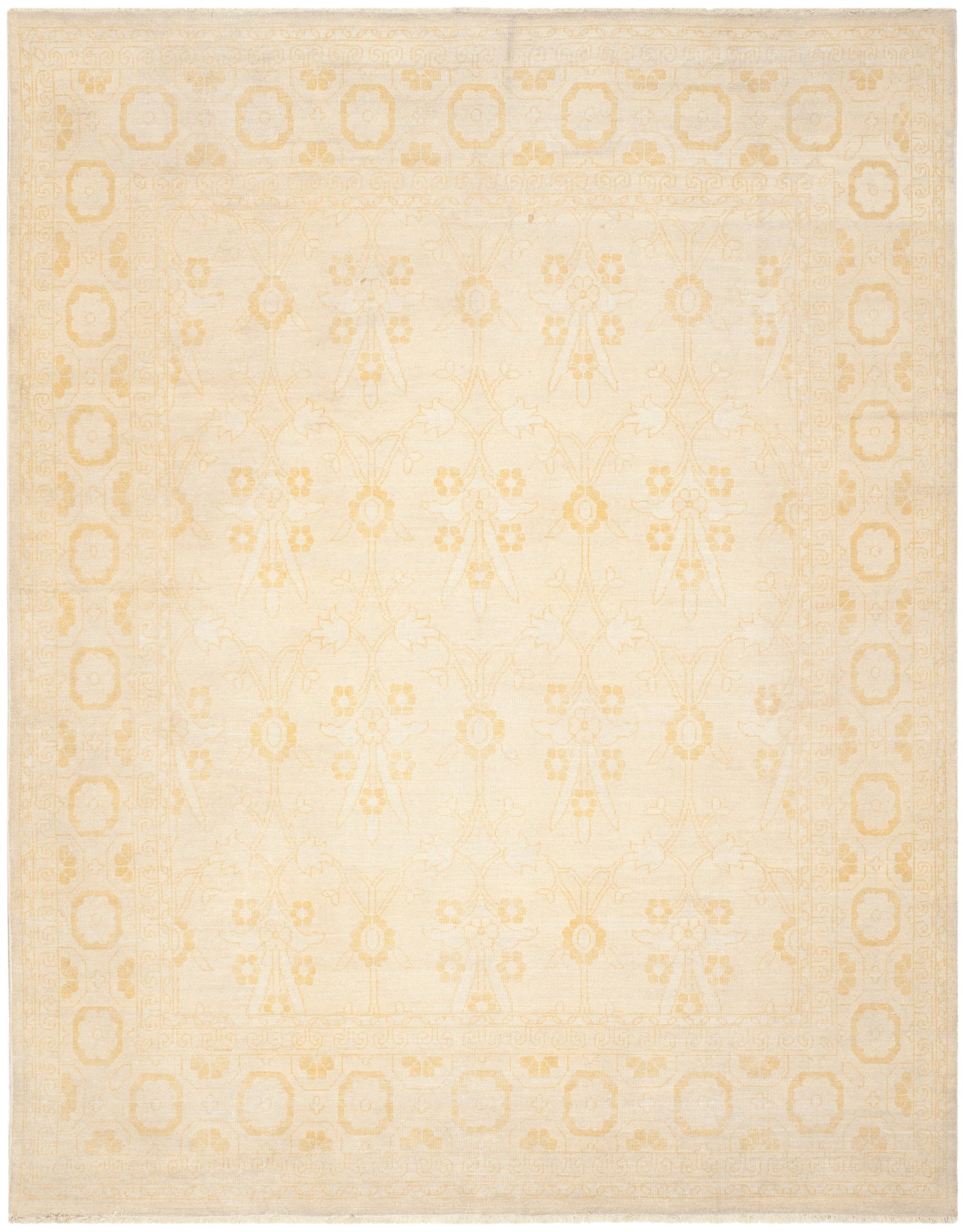 Safavieh Oushak Osh832A Gold Rug.