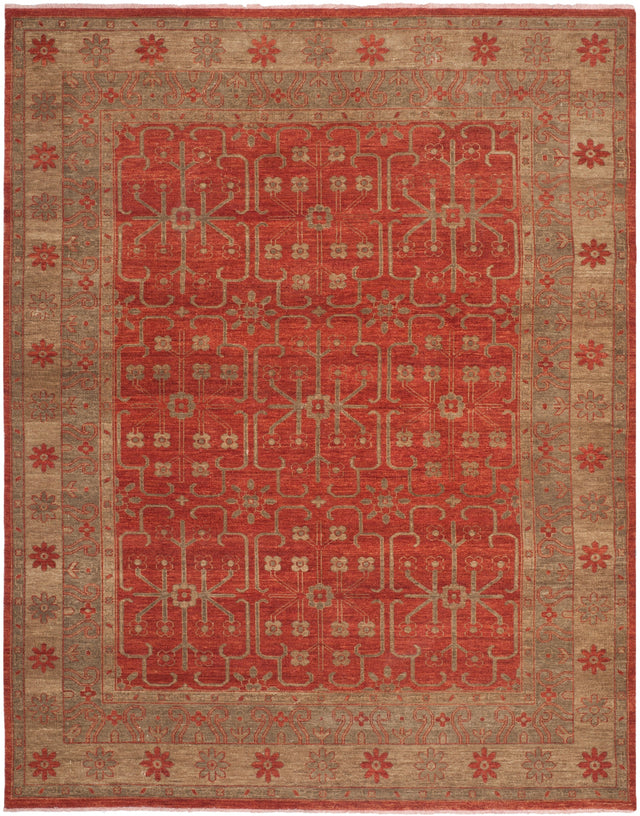 Safavieh Oushak Osh834A Red Rug.
