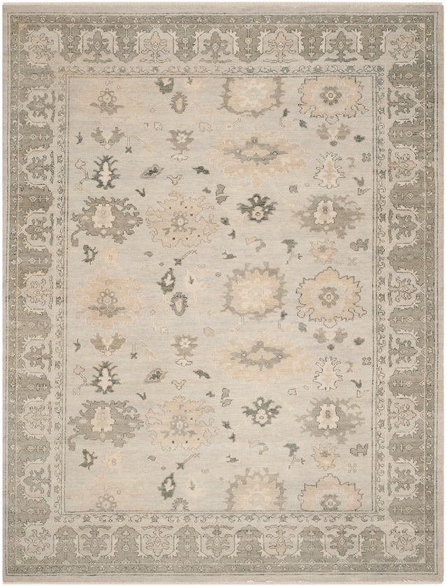Safavieh Oushak Osh889A Silver/Grey Rug.