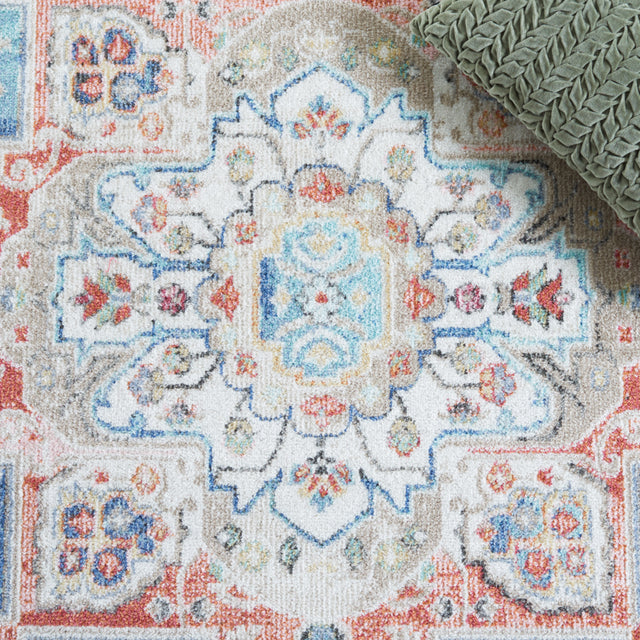 Safavieh Phoenix Phx521M Ivory/Blue Rug.