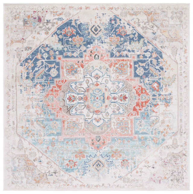 Safavieh Phoenix Phx521M Ivory/Blue Rug.