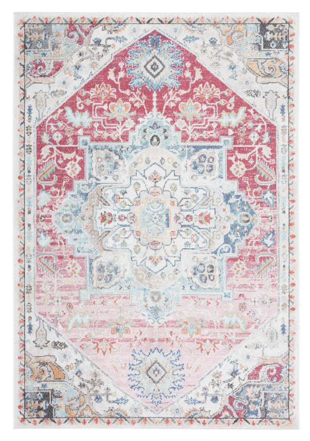Safavieh Phoenix Phx521P Red/Ivory Rug.