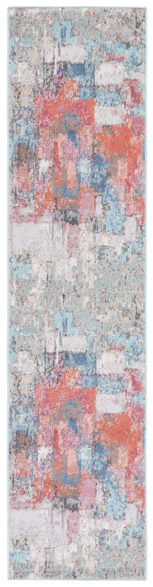 Safavieh Phoenix Phx523Q Rust Blue/Ivory Rug.