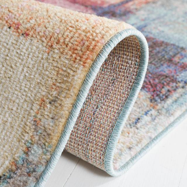 Safavieh Phoenix Phx523Q Rust Blue/Ivory Rug.