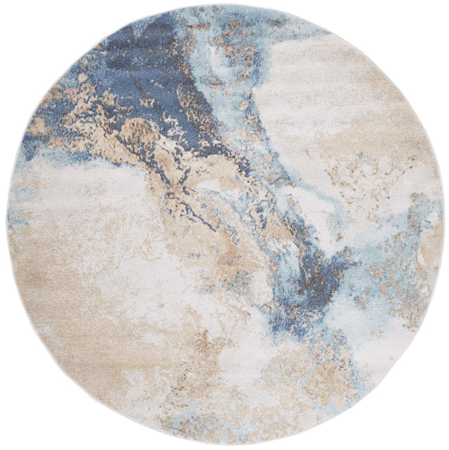 Safavieh Phoenix Phx533M Blue Rug.