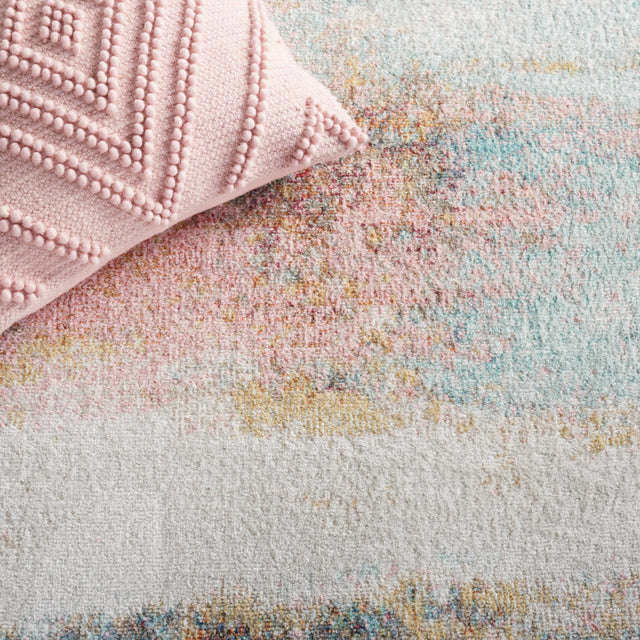 Safavieh Phoenix Phx542Q Rust Blue/Ivory Rug.