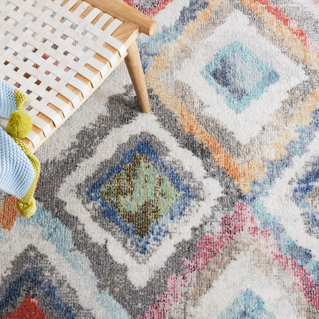 Safavieh Phoenix Phx561D Blue/Red Rug.