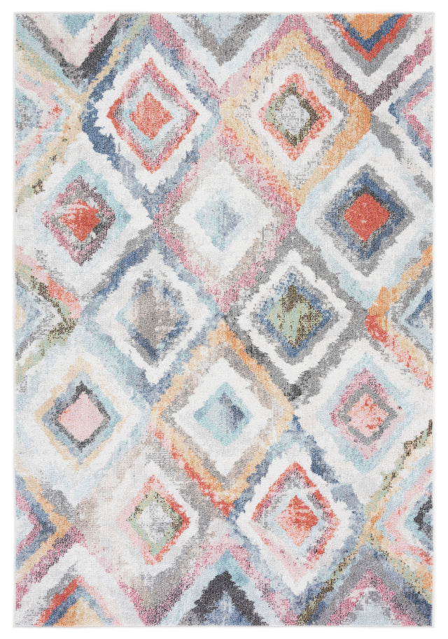 Safavieh Phoenix Phx561D Blue/Red Rug.