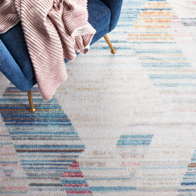 Safavieh Phoenix Phx571M Ivory/Blue Rug.