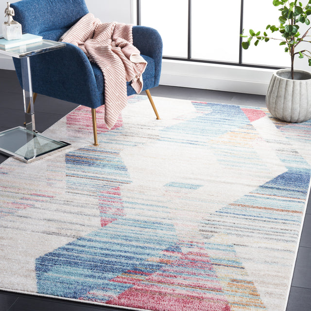 Safavieh Phoenix Phx571M Ivory/Blue Rug.