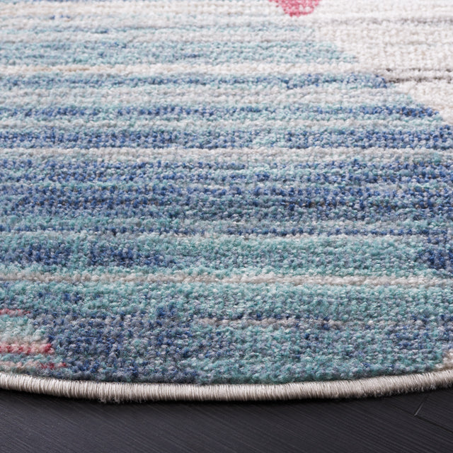 Safavieh Phoenix Phx571M Ivory/Blue Rug.