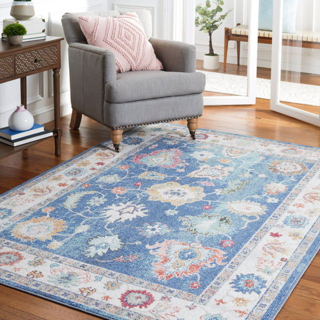 Safavieh Phoenix Phx591N Navy/Ivory Rug.