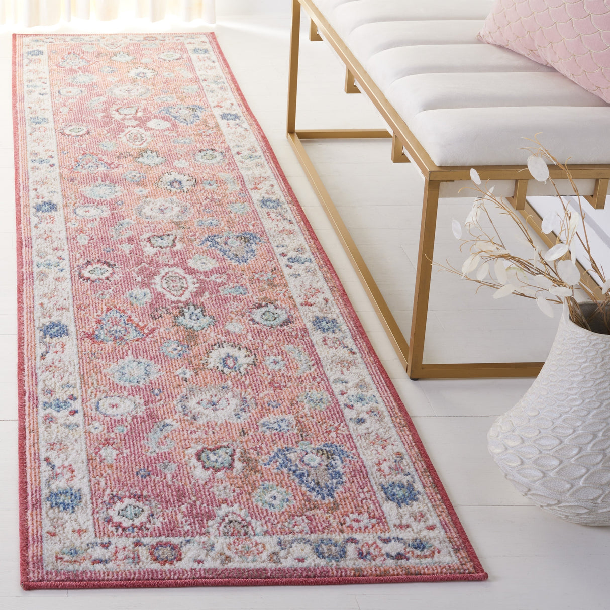 Safavieh Phoenix Phx591P Red Rug.