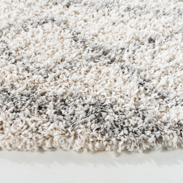 Safavieh Pro Lux Shag Plx436A Ivory/Light Grey Rugs.