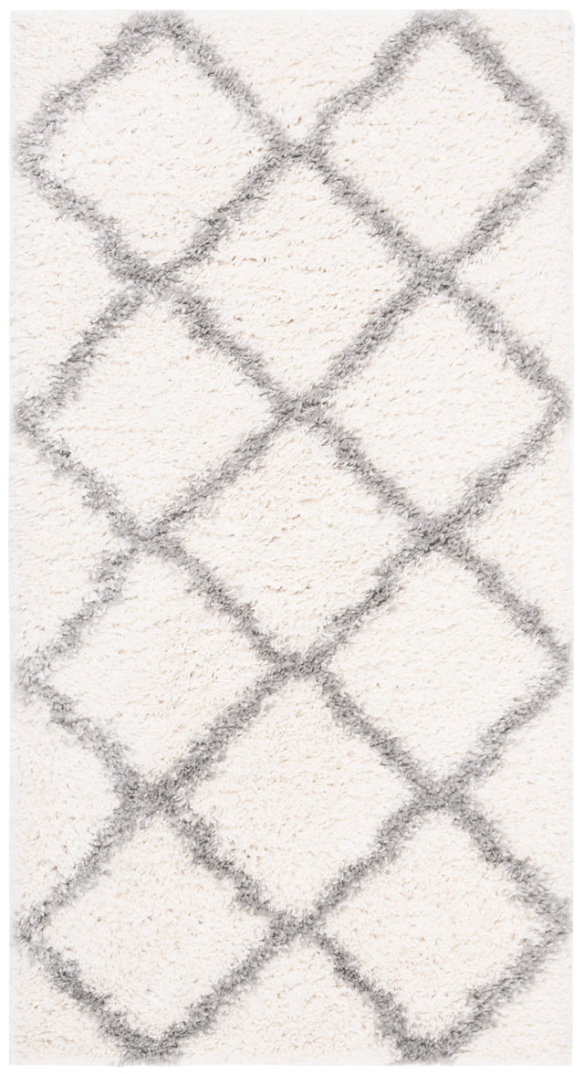 Safavieh Parma Shag Pma521A Cream/Grey Rug.