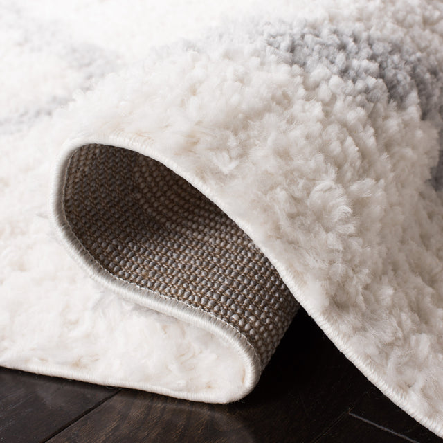 Safavieh Parma Shag Pma521A Cream/Grey Rug.