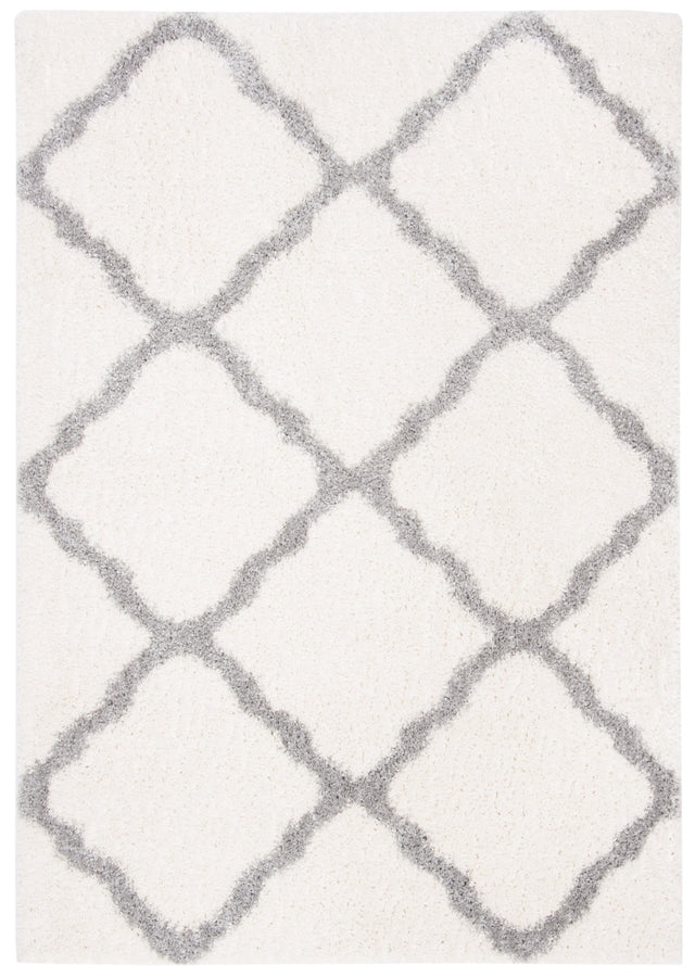 Safavieh Parma Shag Pma521A Cream/Grey Rug.