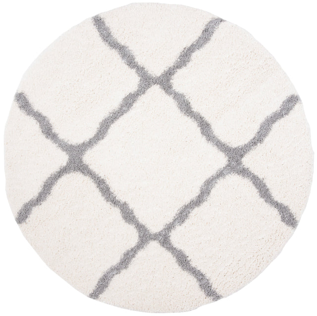 Safavieh Parma Shag Pma521A Cream/Grey Rug.