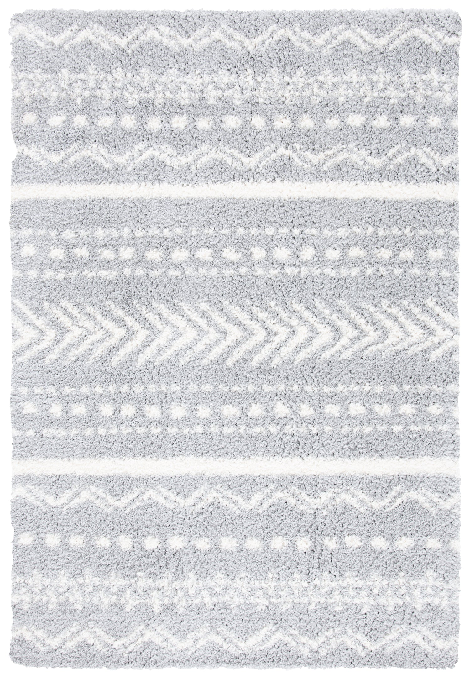 Safavieh Parma Shag Pma542F Grey/Ivory Rugs.