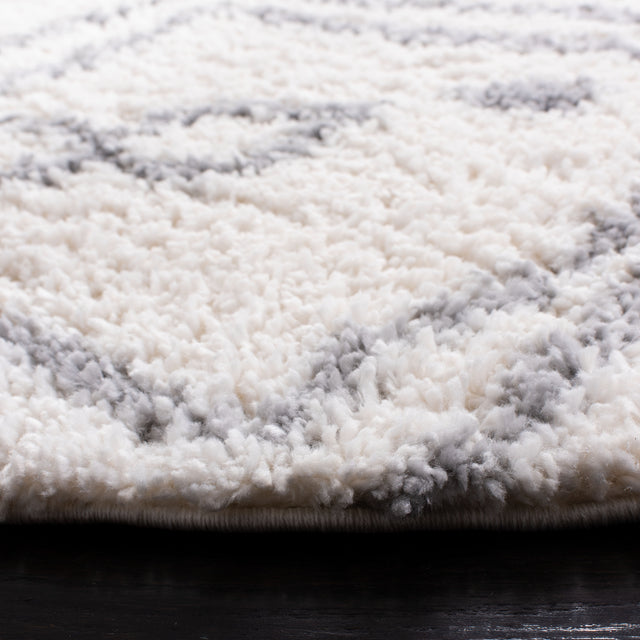 Safavieh Parma Shag Pma583A Cream/Grey Rug.