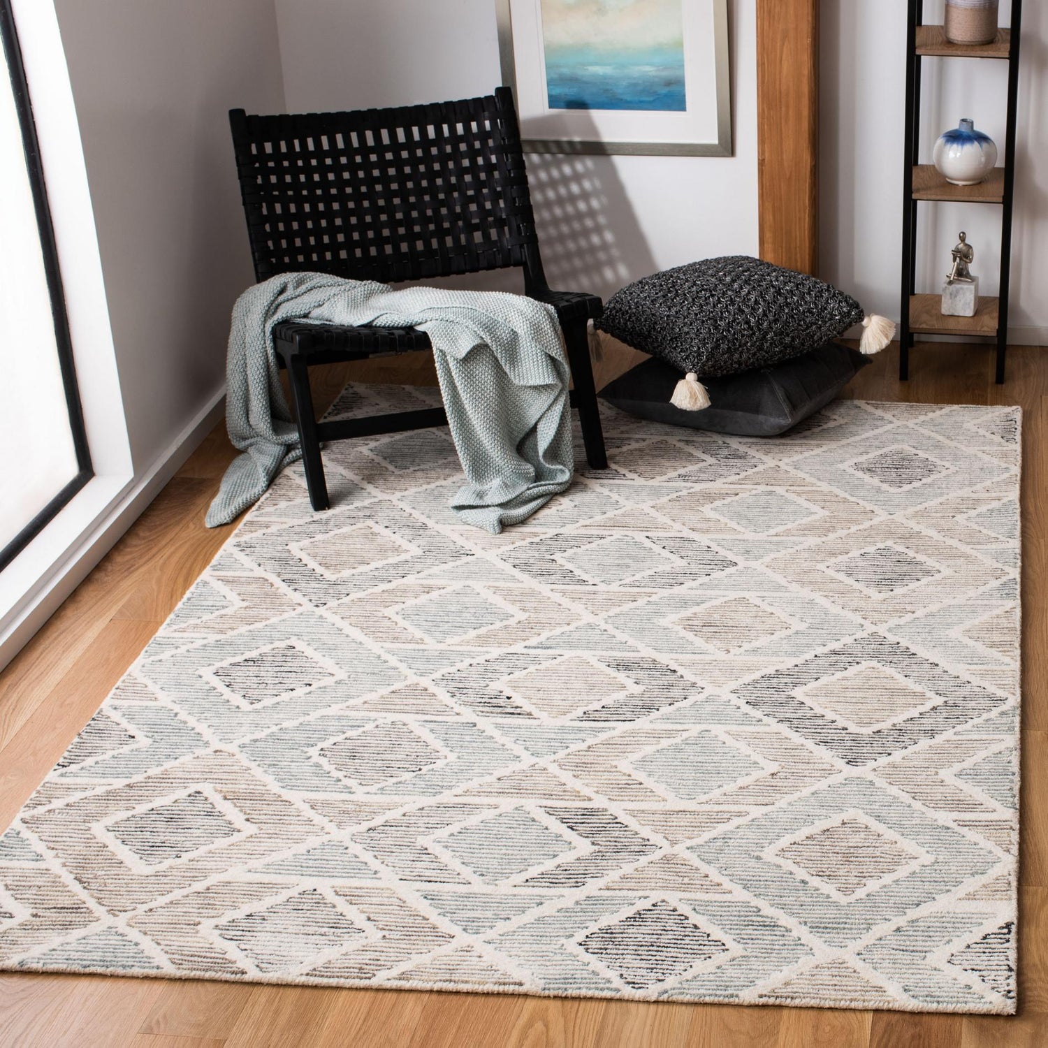 Safavieh Precious Pre219M Blue/Beige Rugs.