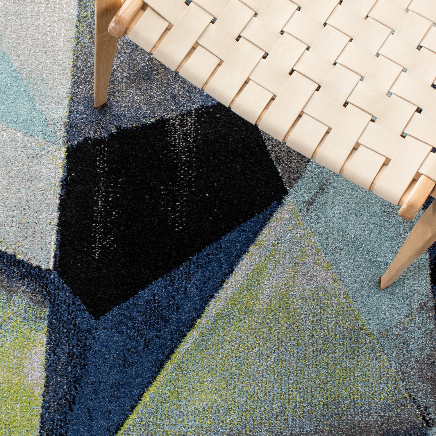 Safavieh Porcello Prl6940G Grey/Blue Rug.