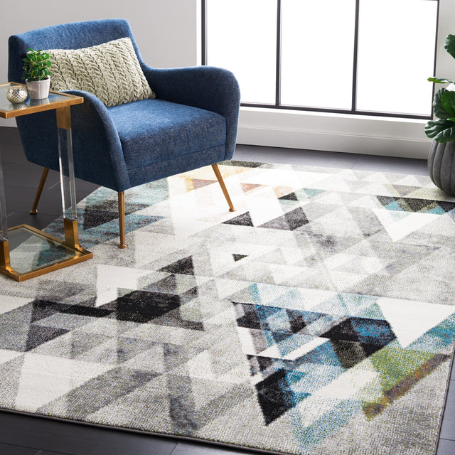 Safavieh Porcello Prlb6938C Grey/Blue Rug.