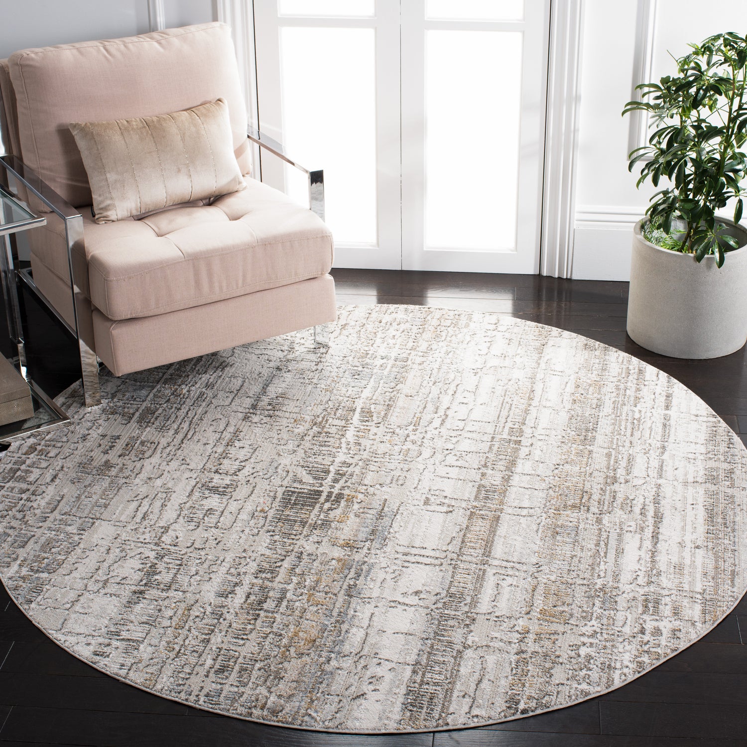 Safavieh Princeton Prn559A Ivory/Grey Rugs.