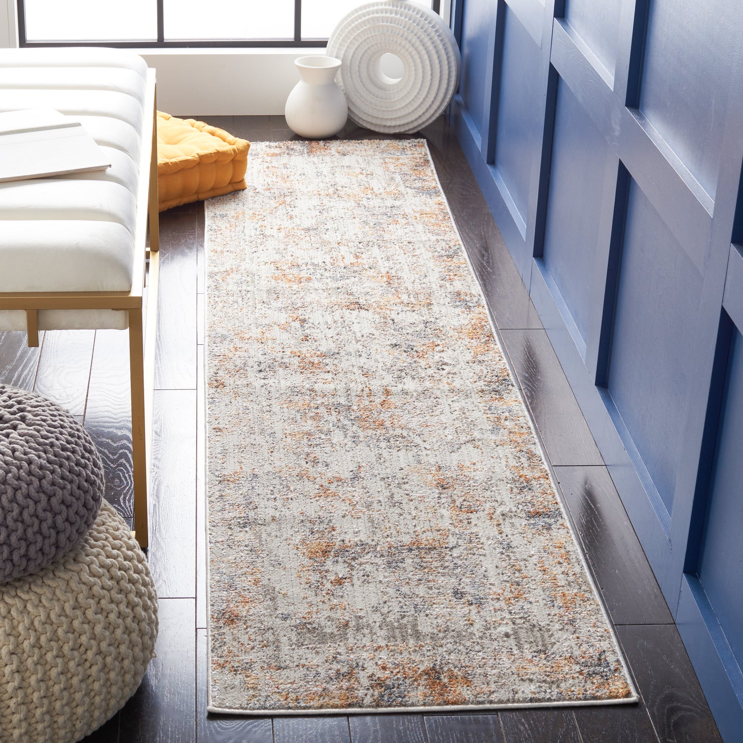 Safavieh Princeton Prn570A Ivory/Grey Rugs.