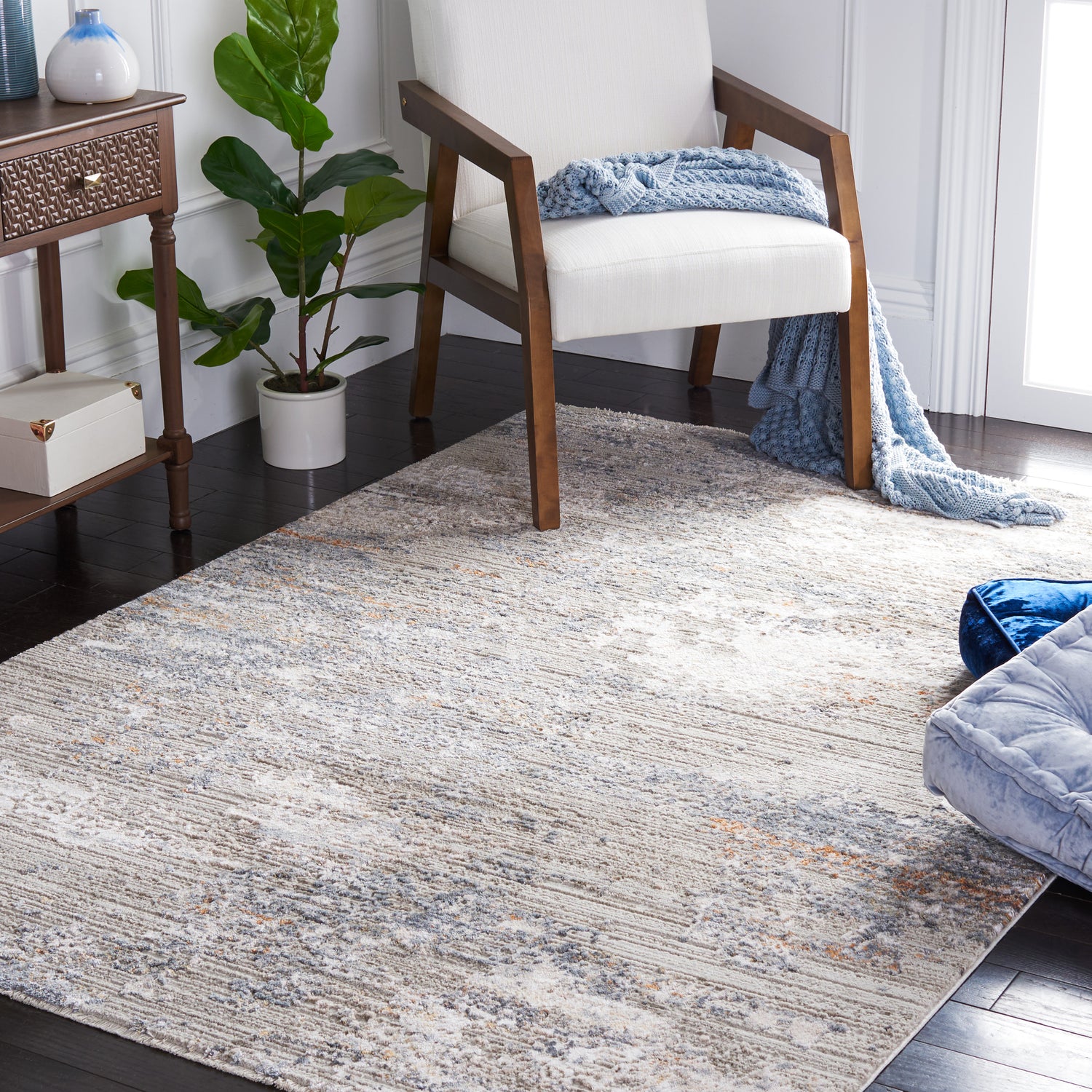Safavieh Princeton Prn592F Grey/Ivory Rugs.