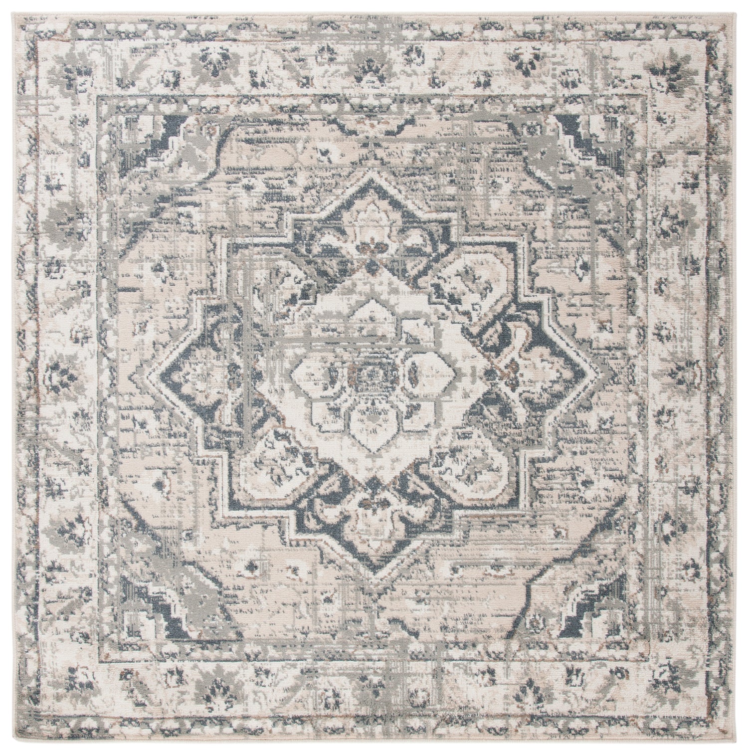 Safavieh Pyramid Pyr268A Ivory/Grey Rugs.