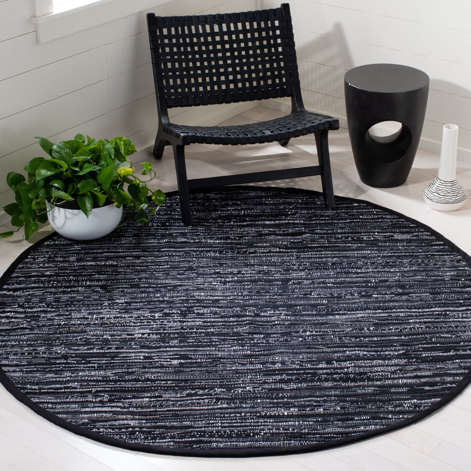Safavieh Rag Rug Rar121Z Black Rugs.