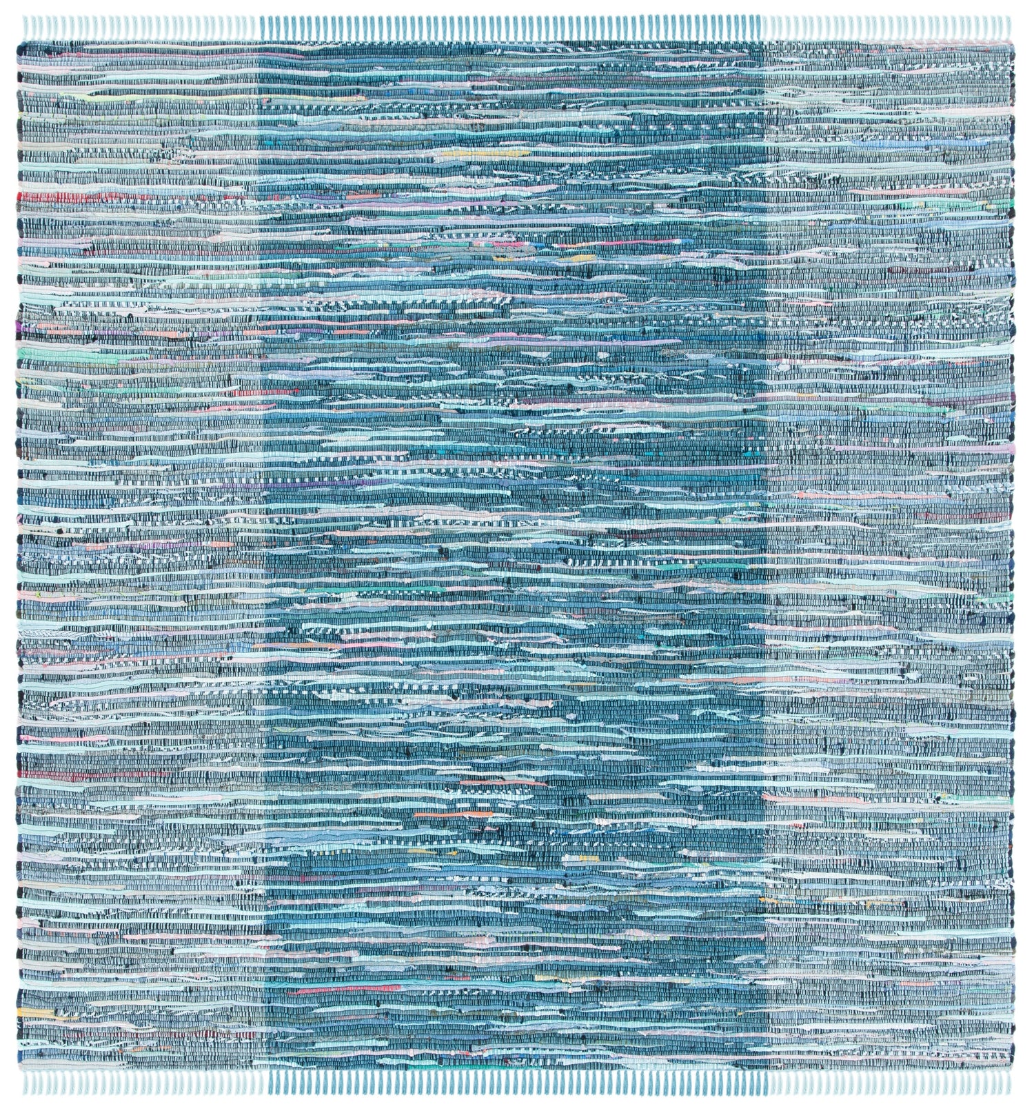 Safavieh Rag Rug Rar122M Light Blue/Grey Rugs.