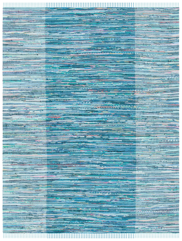 Safavieh Rag Rug Rar122M Light Blue/Grey Rugs.