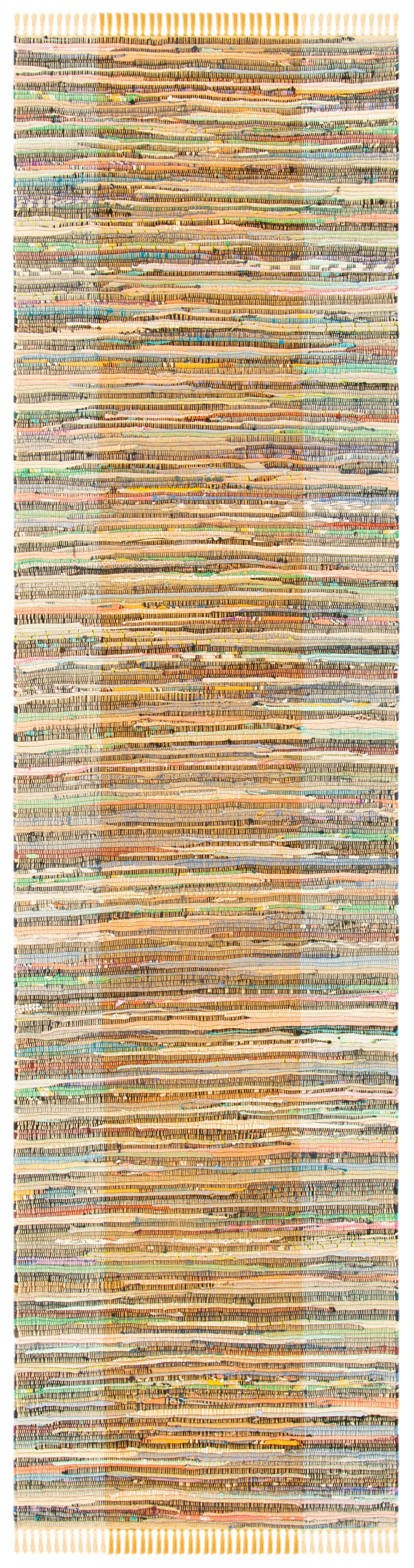 Safavieh Rag Rug Rar122P Rust/Gold Rugs.