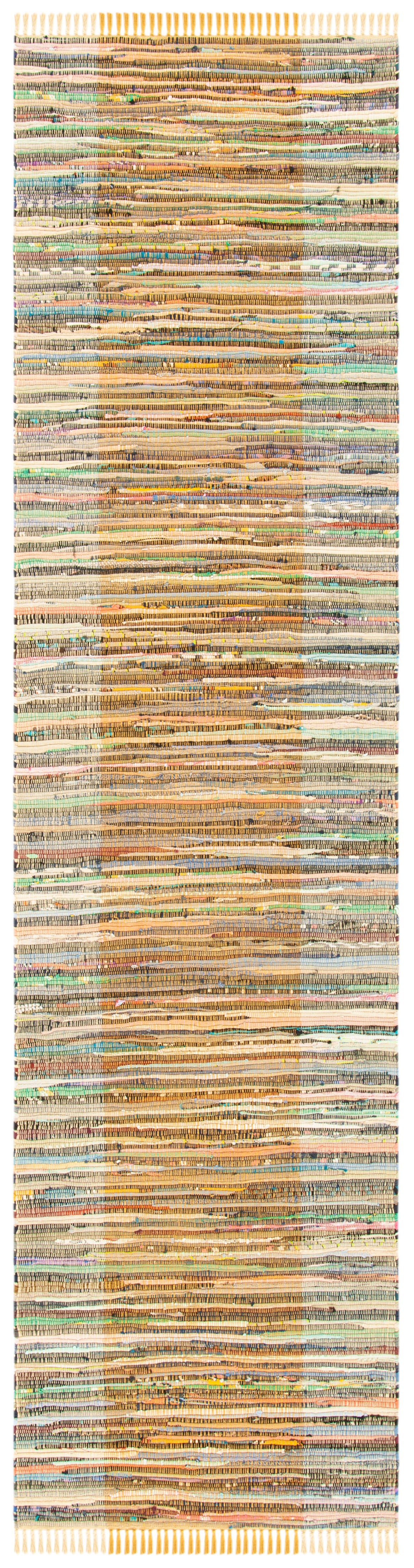 Safavieh Rag Rug Rar122P Rust/Gold Rugs.