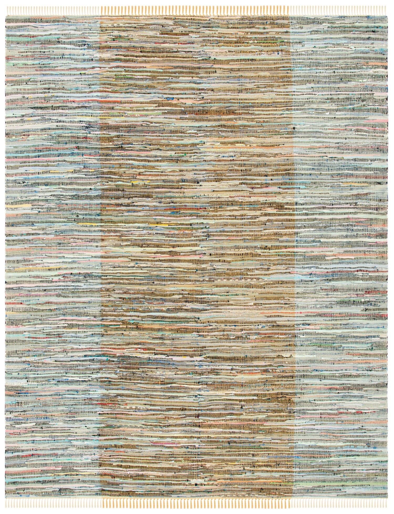 Safavieh Rag Rug Rar122P Rust/Gold Rugs.