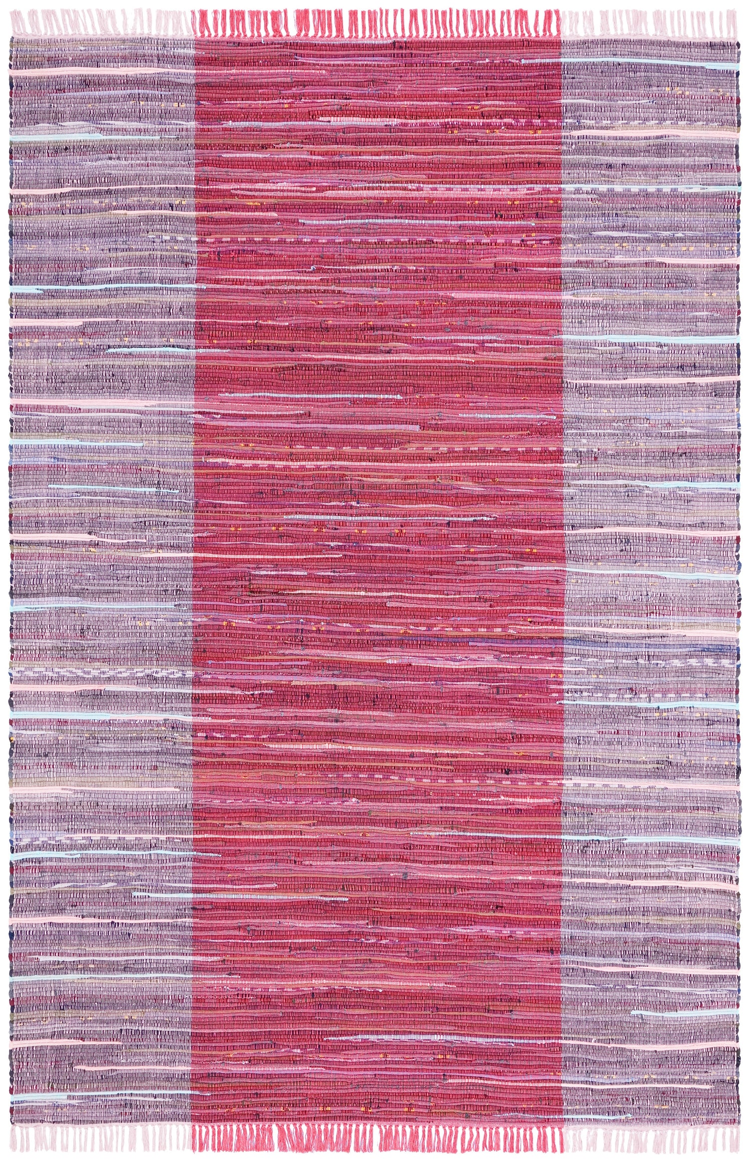 Safavieh Rag Rug Rar122Q Red/Grey Rugs.