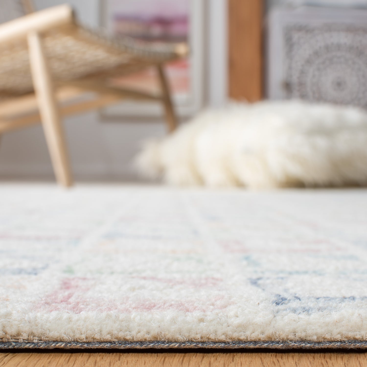 Safavieh Rodeo Drive Rd102M Ivory/Blue Rugs.