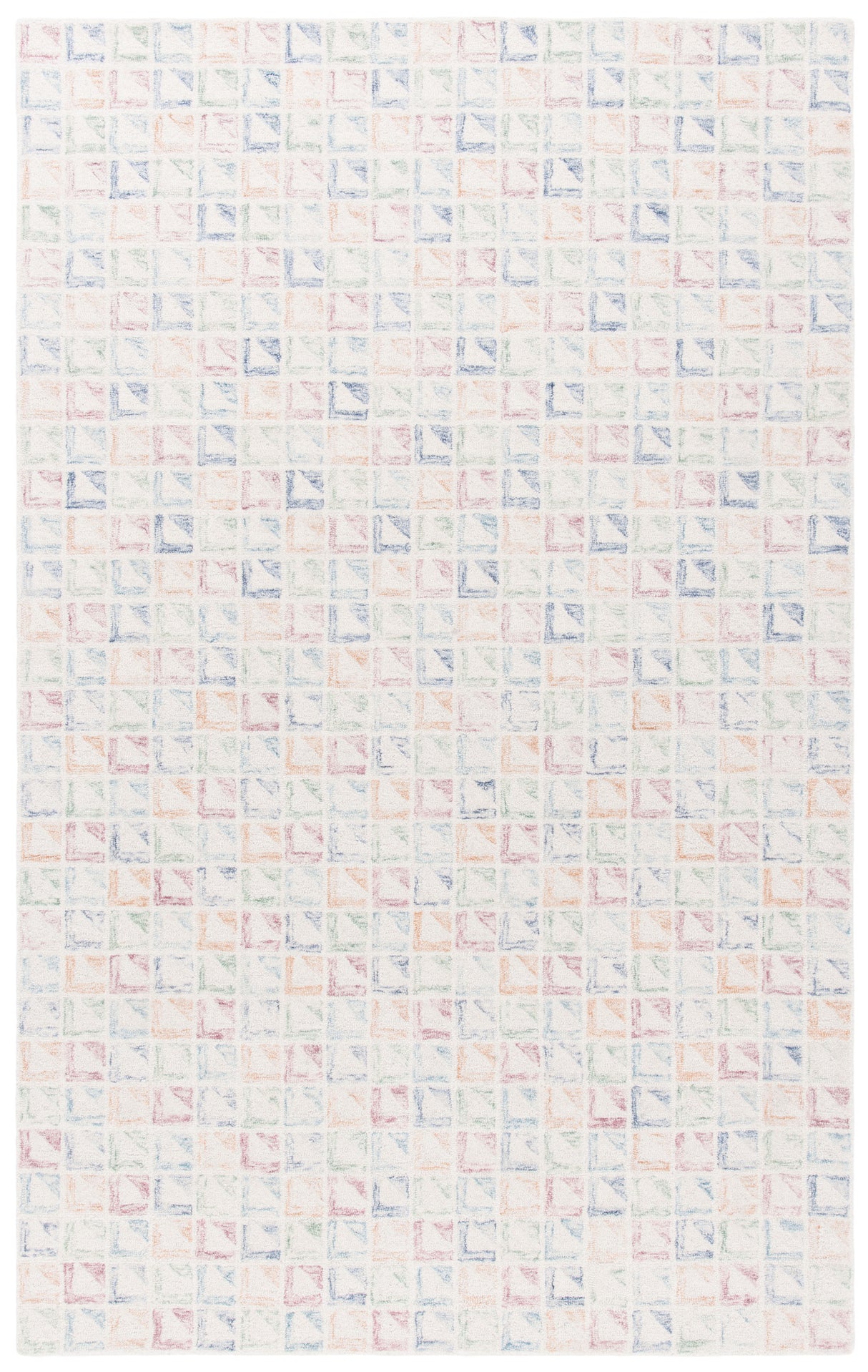 Safavieh Rodeo Drive Rd102M Ivory/Blue Rugs.