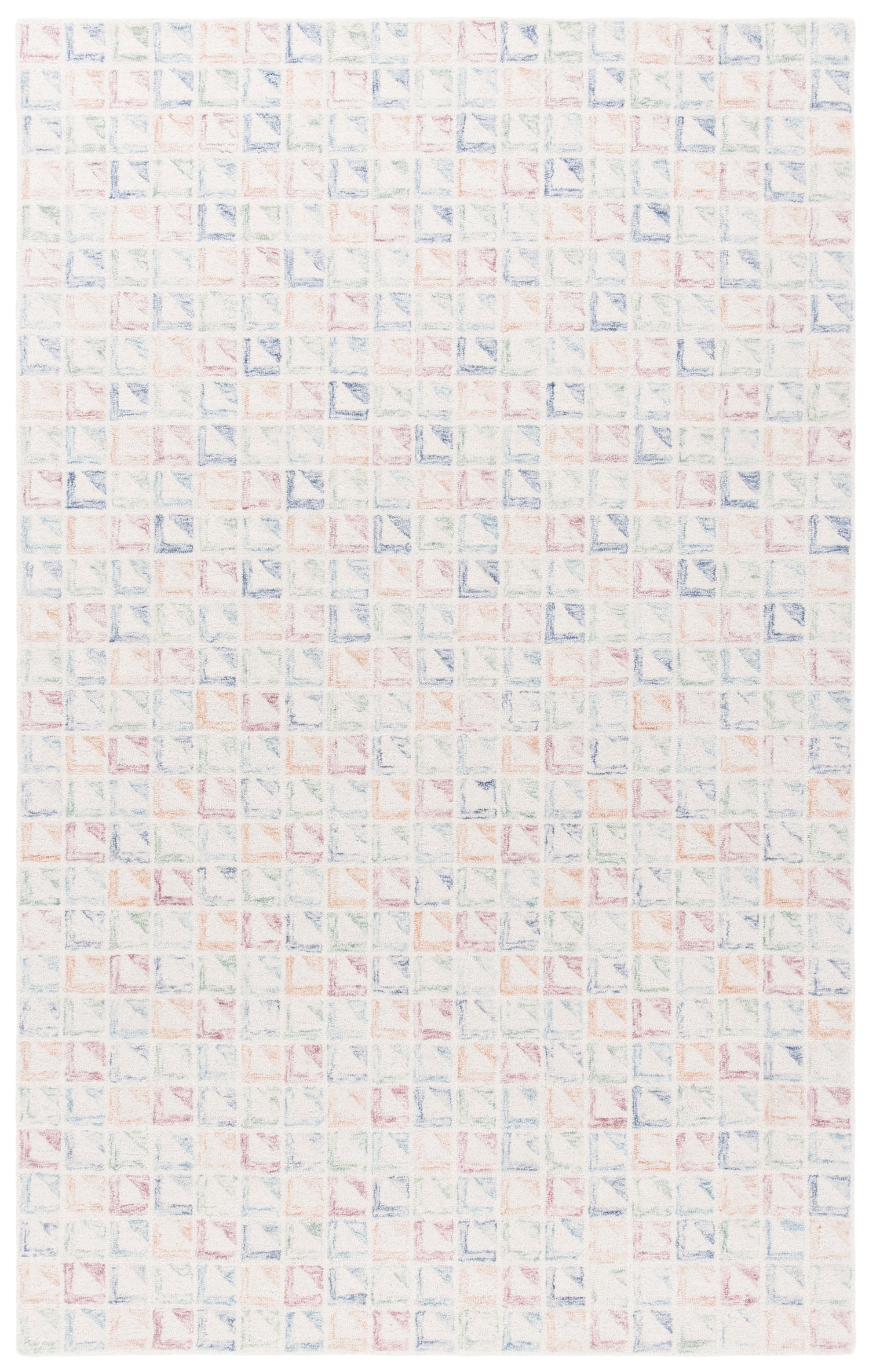 Safavieh Rodeo Drive Rd102M Ivory/Blue Rugs.