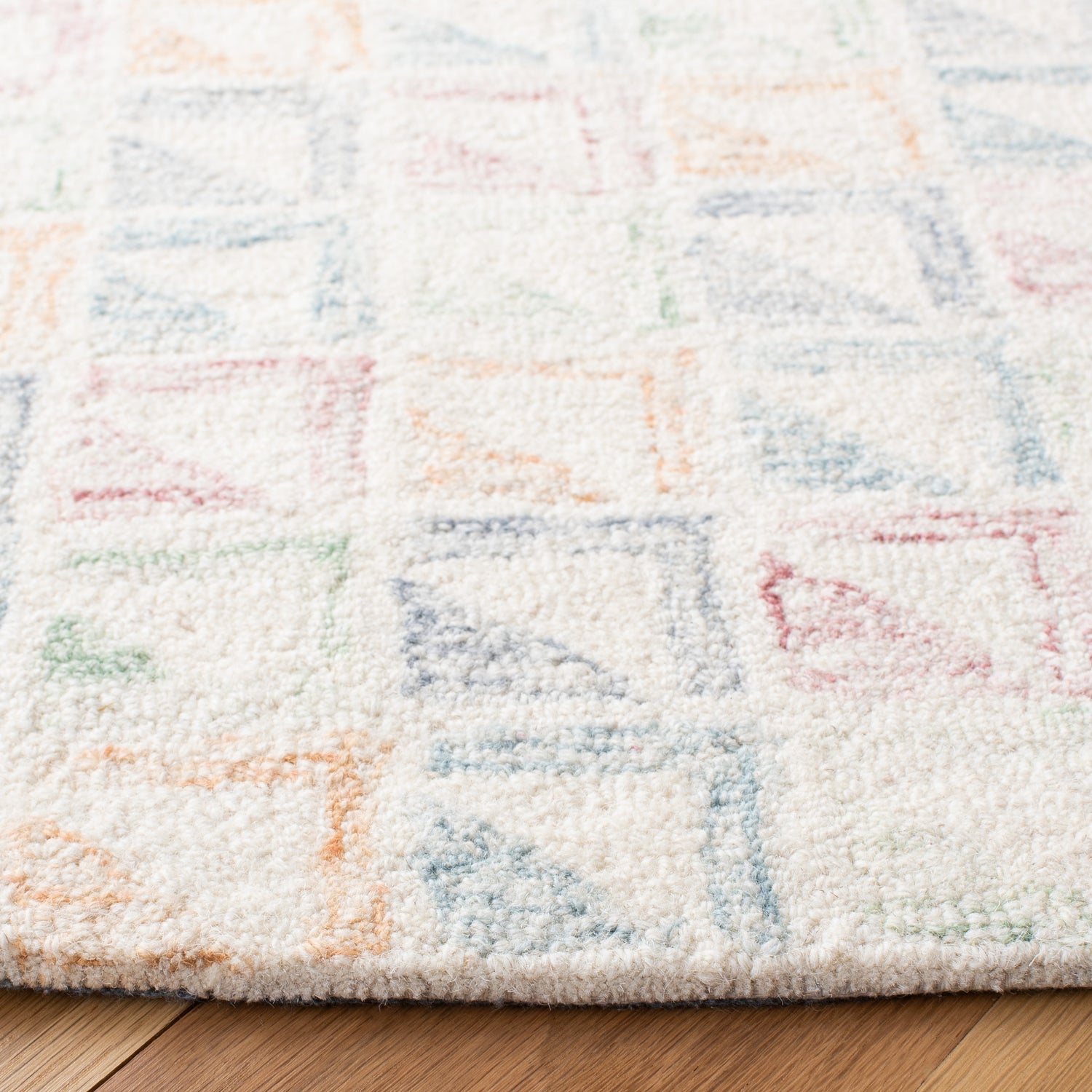 Safavieh Rodeo Drive Rd102M Ivory/Blue Rugs.