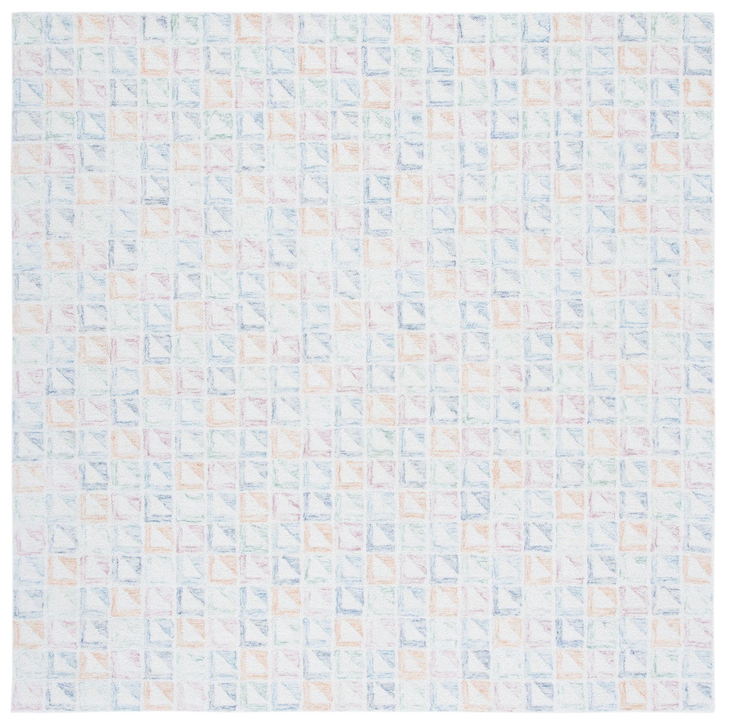 Safavieh Rodeo Drive Rd102M Ivory/Blue Rugs.