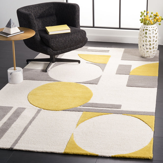 Safavieh Rodeo Drive Rd856D Grey/Gold Rug.