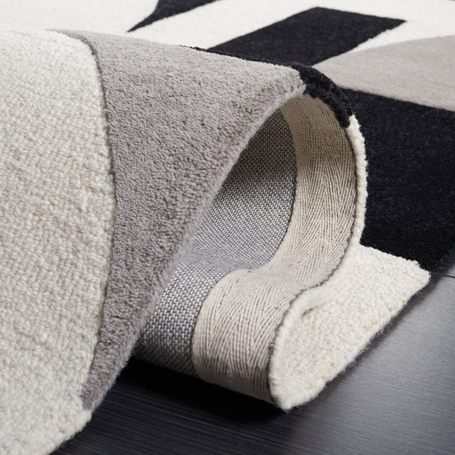 Safavieh Rodeo Drive Rd856F Grey/Black Rug.